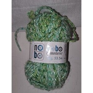No Bo Yarn Polyamide/Acrylic/Wool~Color #1 Anita~1.75 oz~Ribbon NOBO YARN New